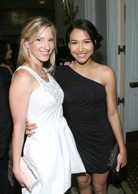 Naya Rivera and Heather Morris