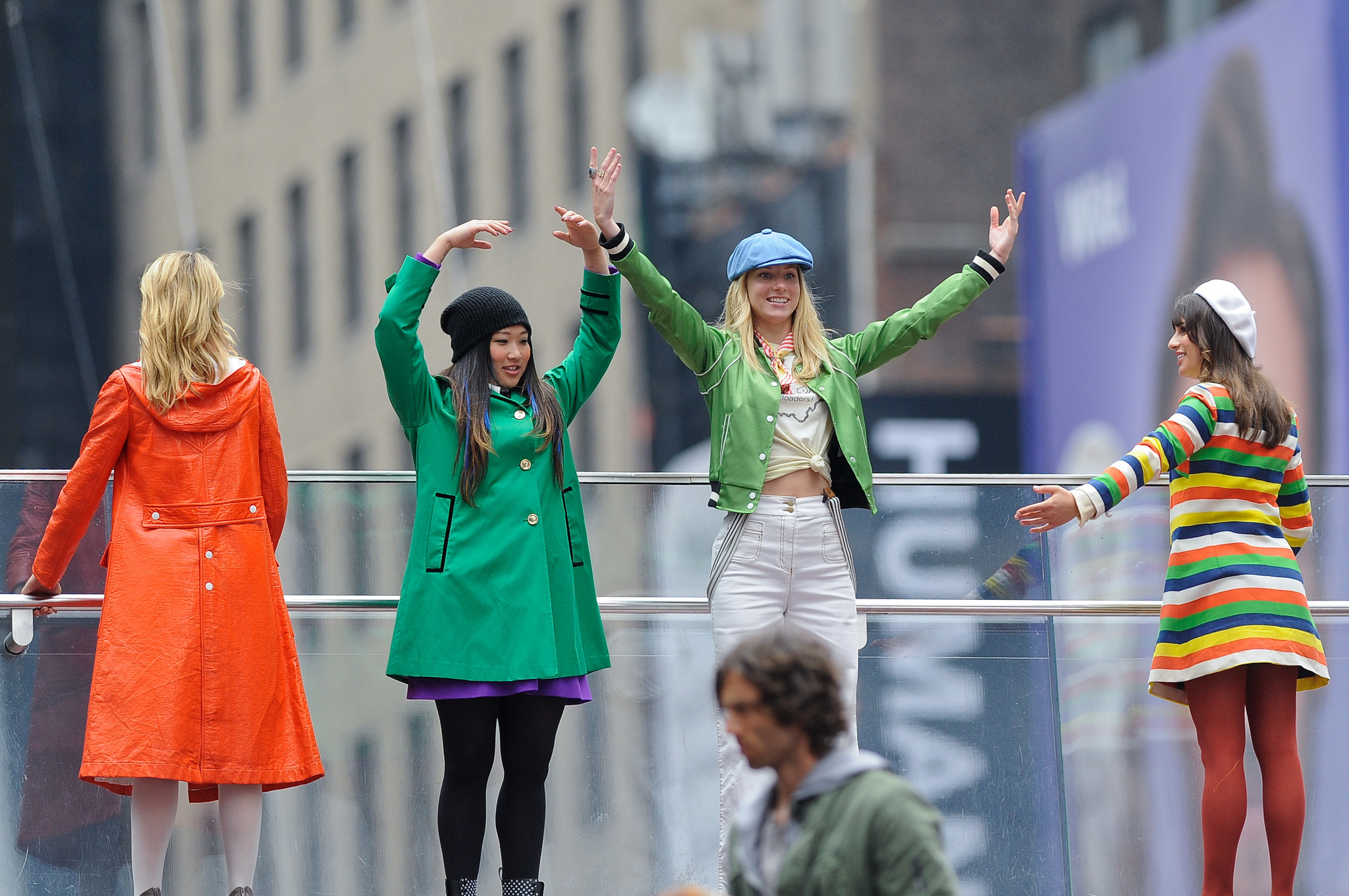 Lea Michele, Dianna Agron, Jenna Ushkowitz and Heather Morris at event of Glee (2009)