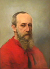 Searching for Oller, w-in-progess Francisco Oller, self-portrait