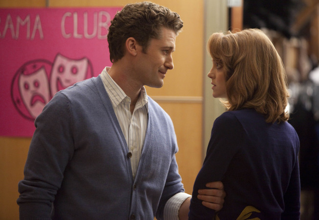 Still of Matthew Morrison and Jayma Mays in Glee (2009)