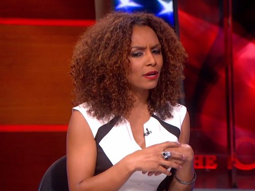 Still of Janet Mock in The Colbert Report (2005)