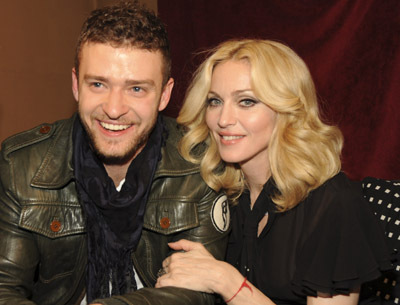 Madonna and Justin Timberlake at event of Madonna: Live from Roseland Ballroom (2008)