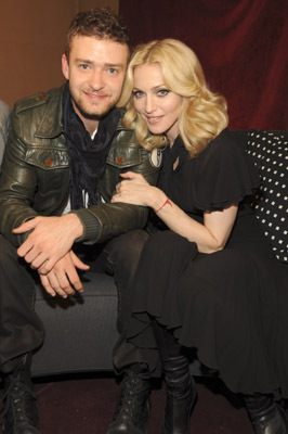 Madonna and Justin Timberlake at event of Madonna: Live from Roseland Ballroom (2008)