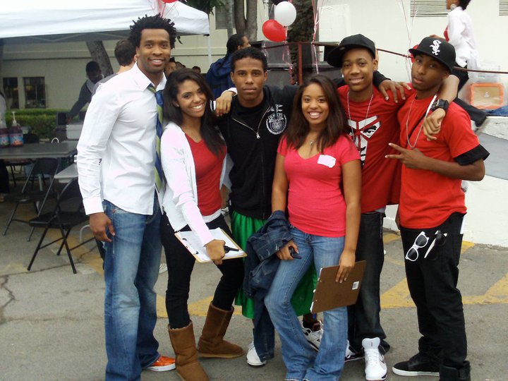 With Tyler James Williams and friends