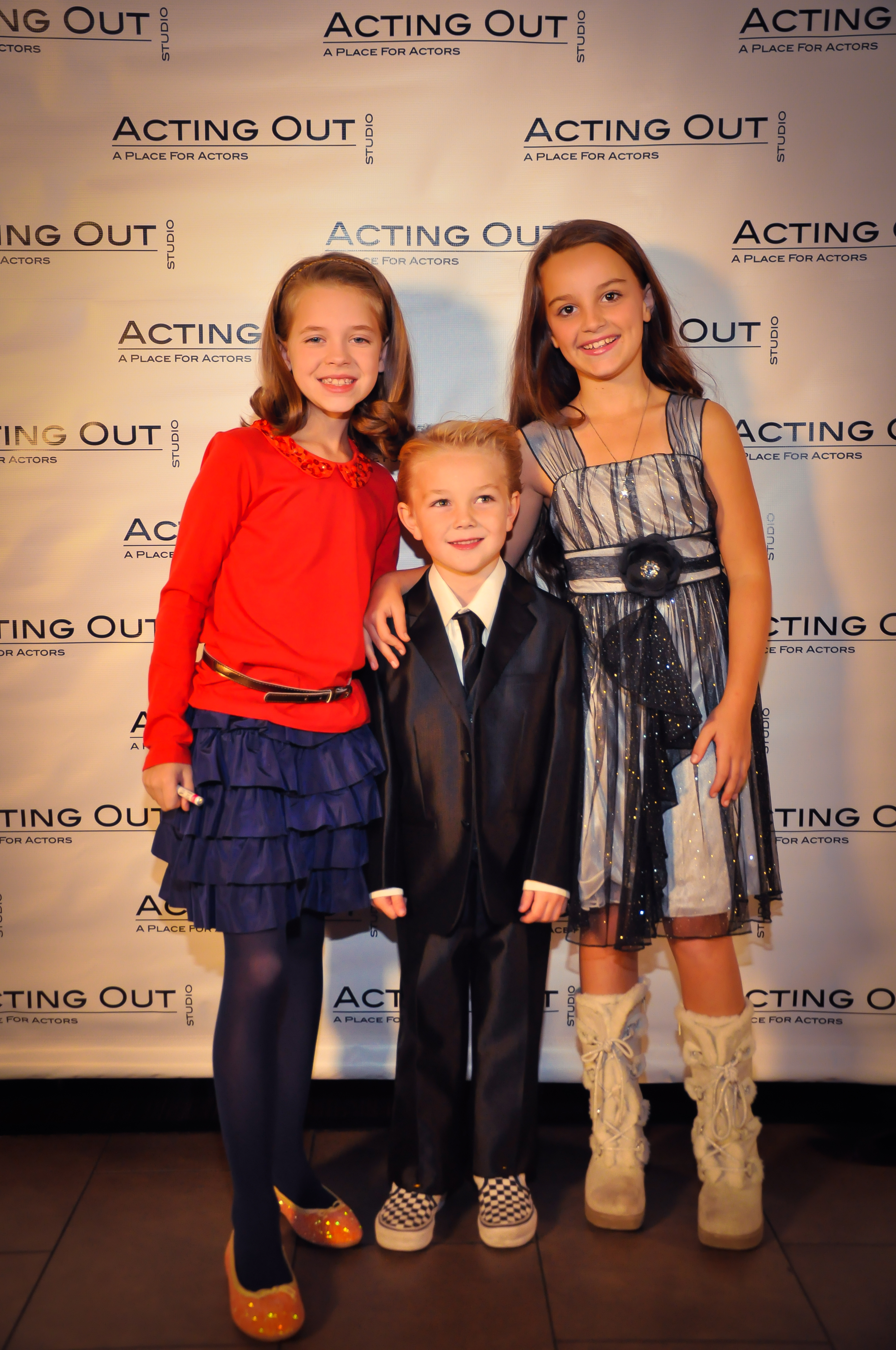 Blythe on the red carpet with Tate Clemons and Billy Wagenseller