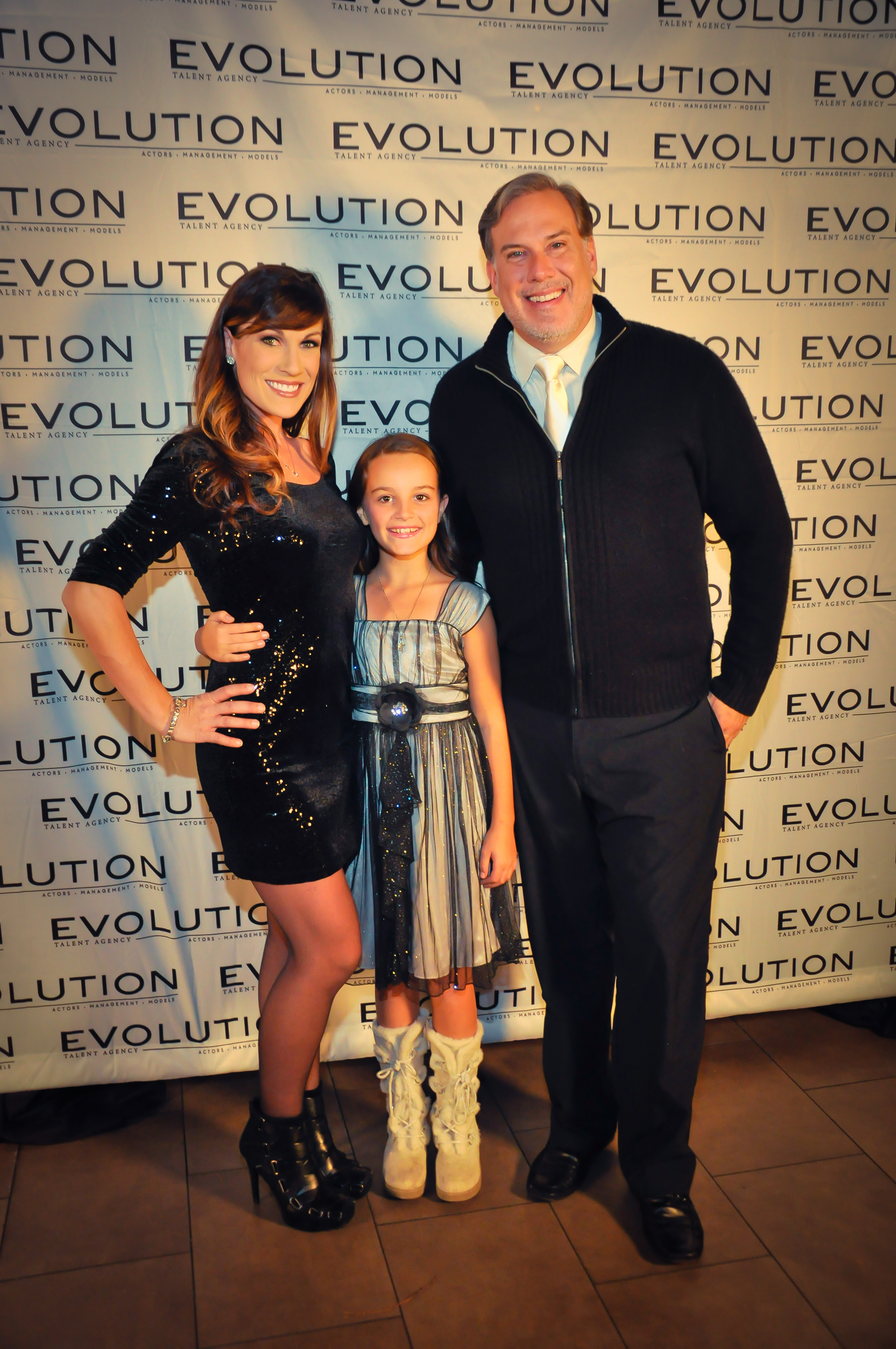 With Brittany Mumford and Scott Cooper of Evolution Talent