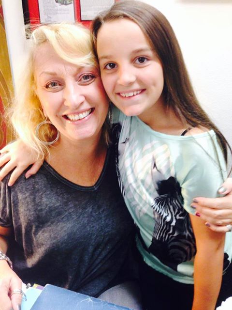 Blythe with Acting Coach Diane Christiansen