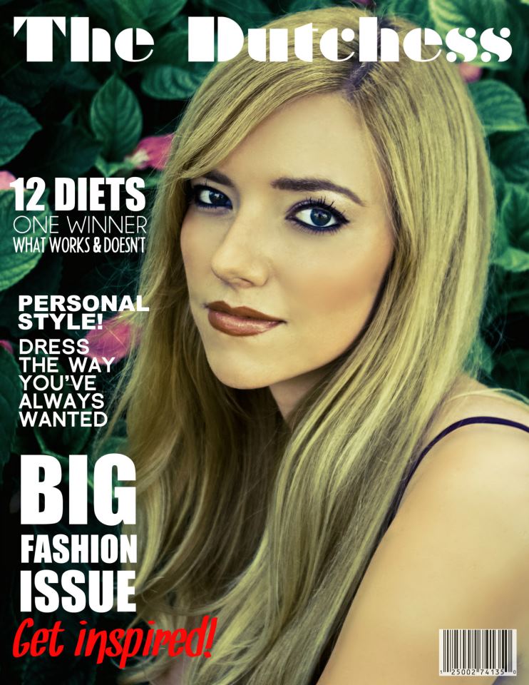 Magazine cover of Megan Nicole Rees used in Martha's Key