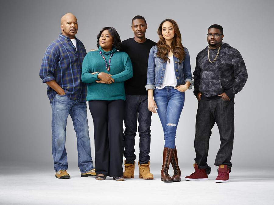 Still of David Alan Grier, Loretta Devine and Jerrod Carmichael in The Carmichael Show (2015)