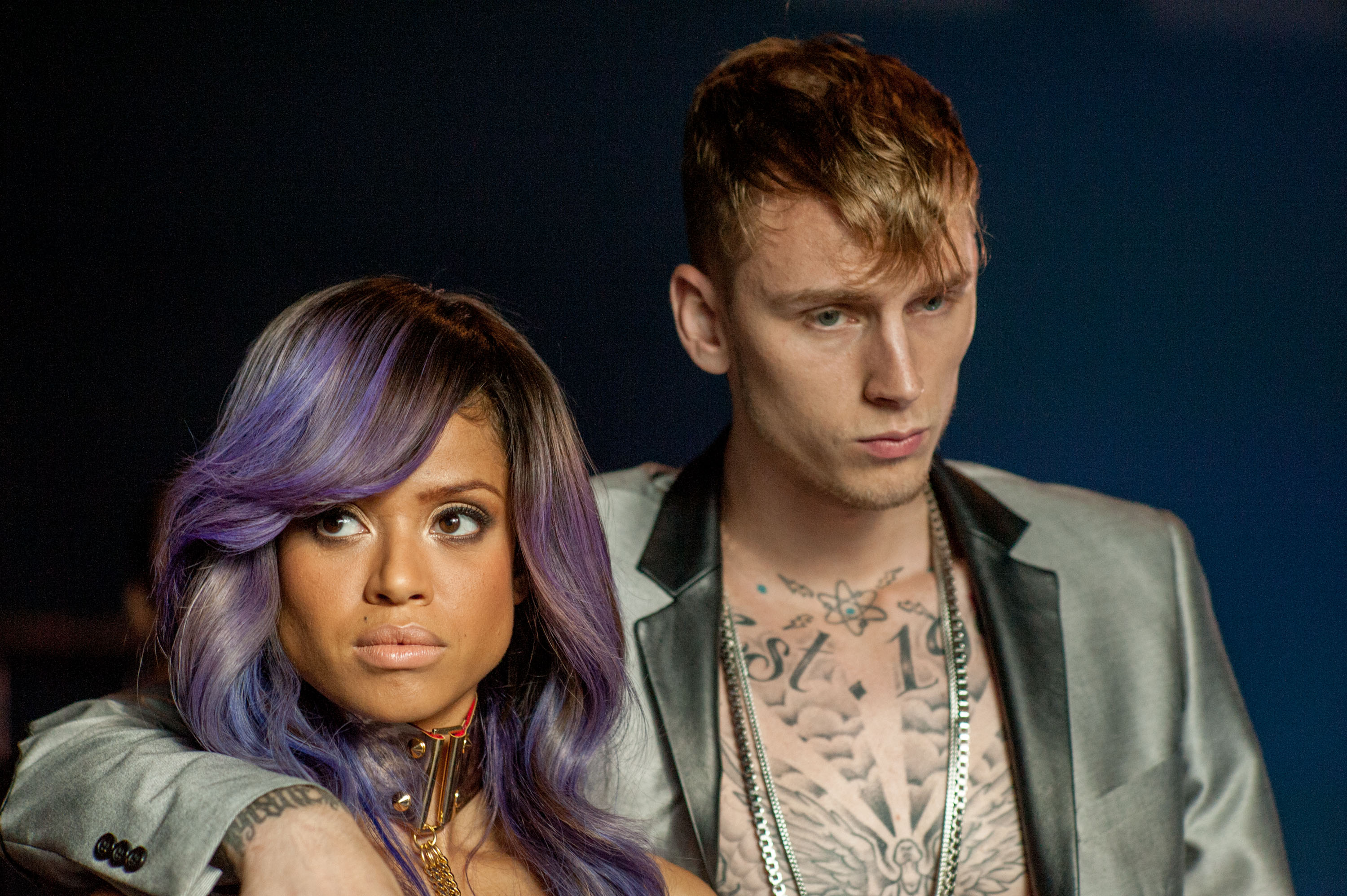 Still of Machine Gun Kelly and Gugu Mbatha-Raw in Beyond the Lights (2014)