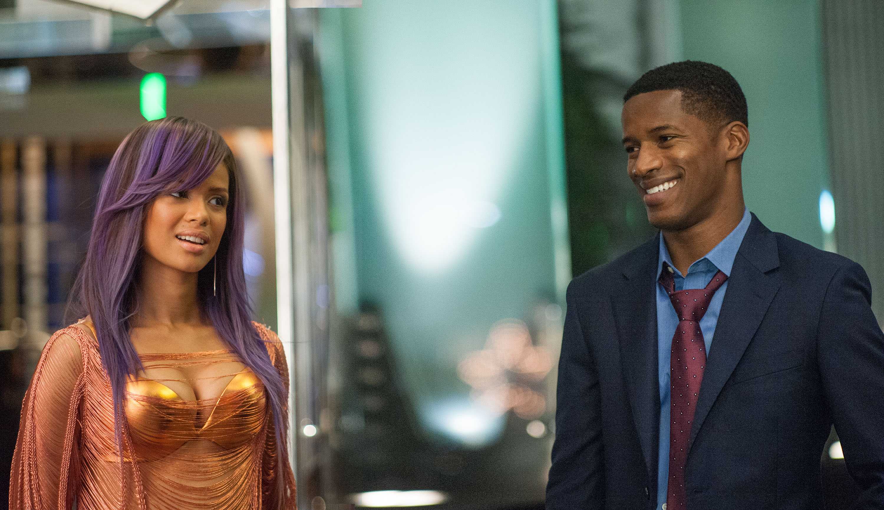 Still of Nate Parker and Gugu Mbatha-Raw in Beyond the Lights (2014)