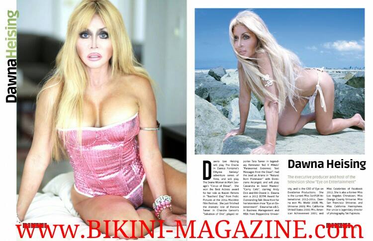 July 2014 feature in Bikini Magazine