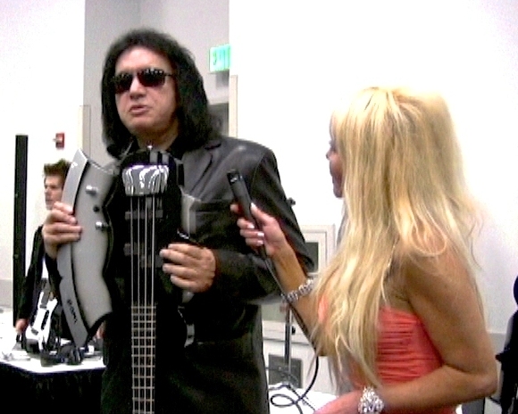 Gene Simmons at 2010 NAMM Show