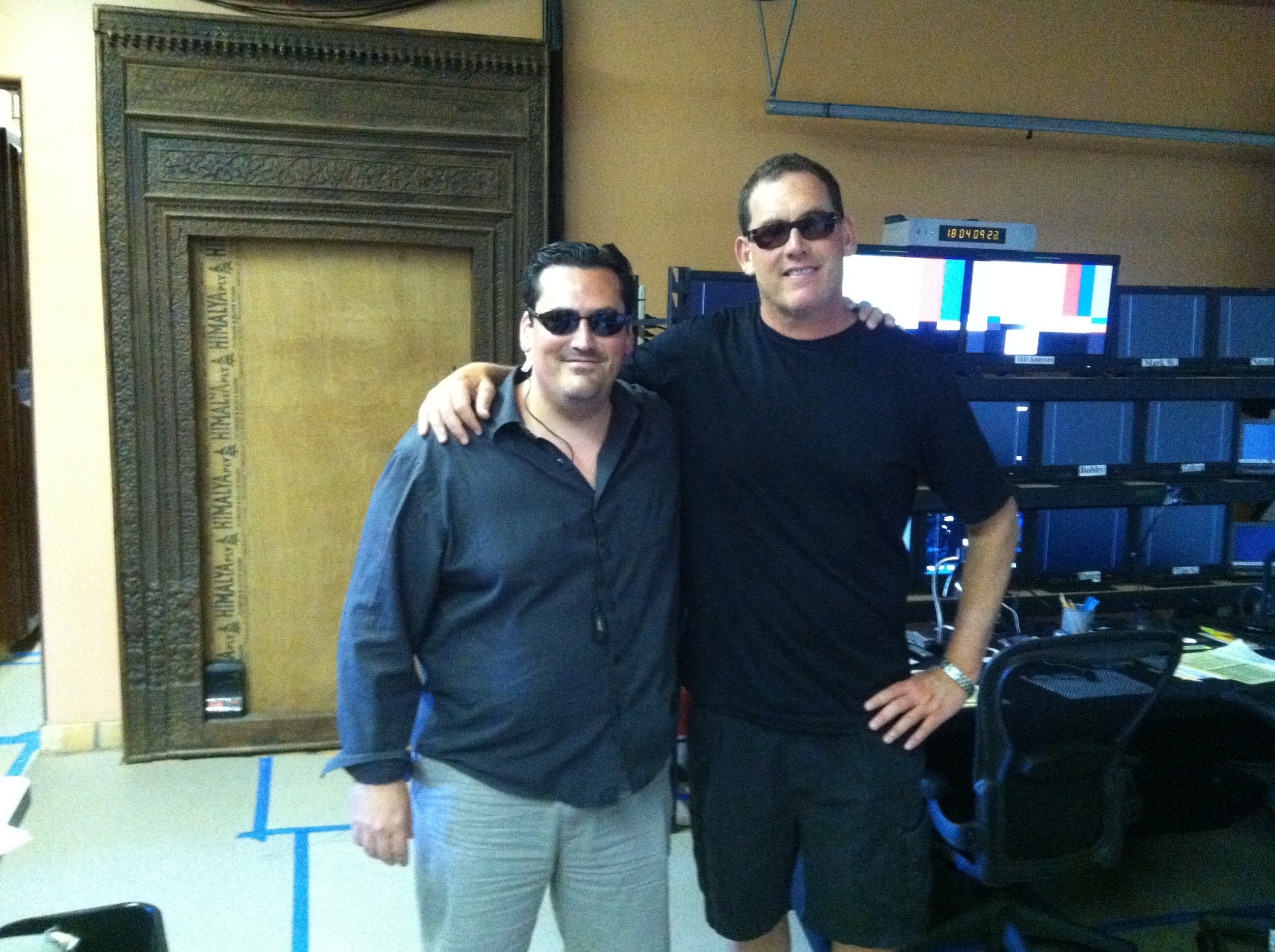 Steve Wright with Mike Fleiss (Creator of The Bachelor).