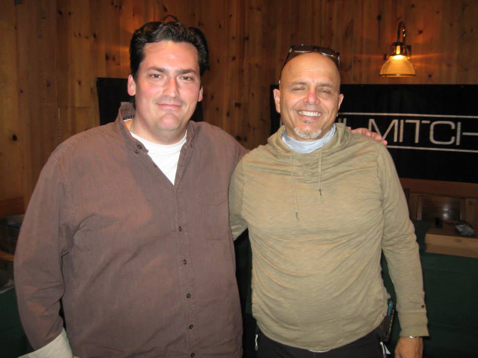 Steve Wright with Joe Pantoliano (Momento, The Matrix, The Sopranos).