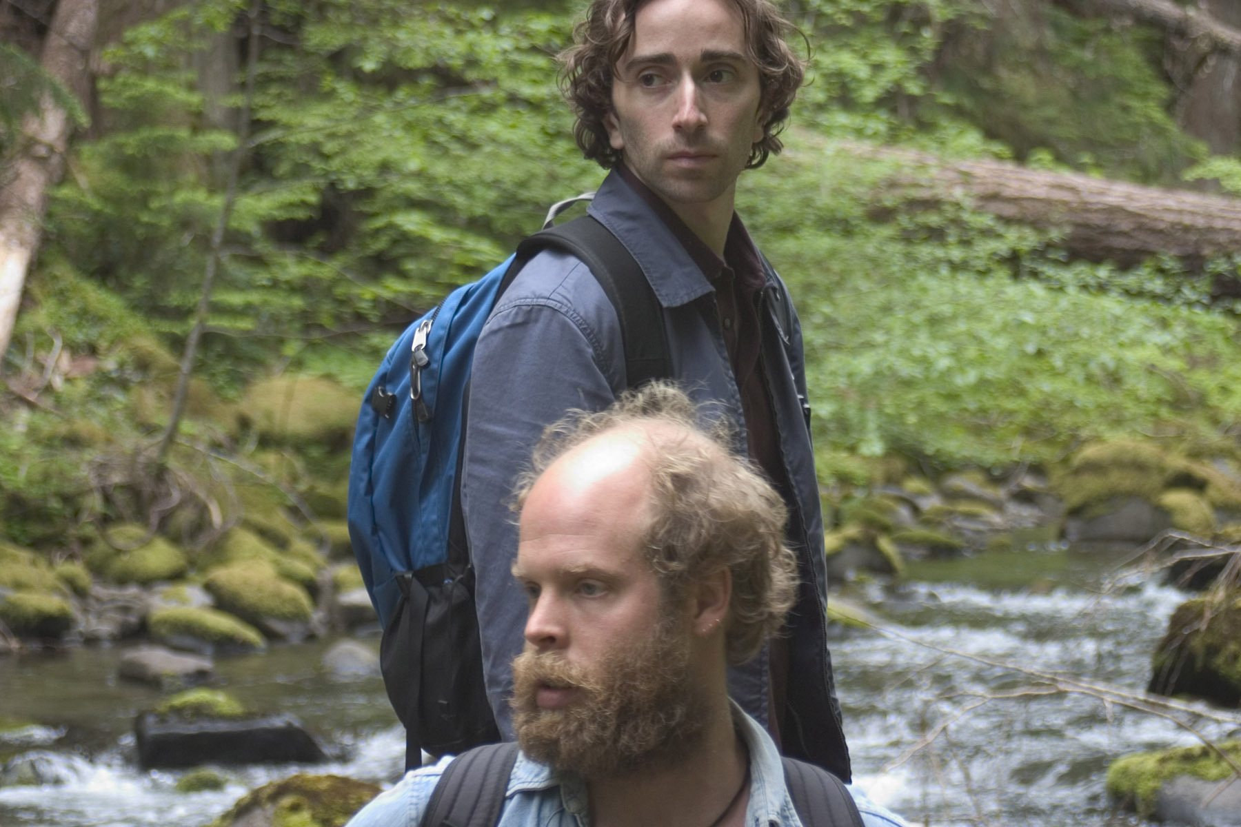 Still of Daniel London and Will Oldham in Old Joy (2006)