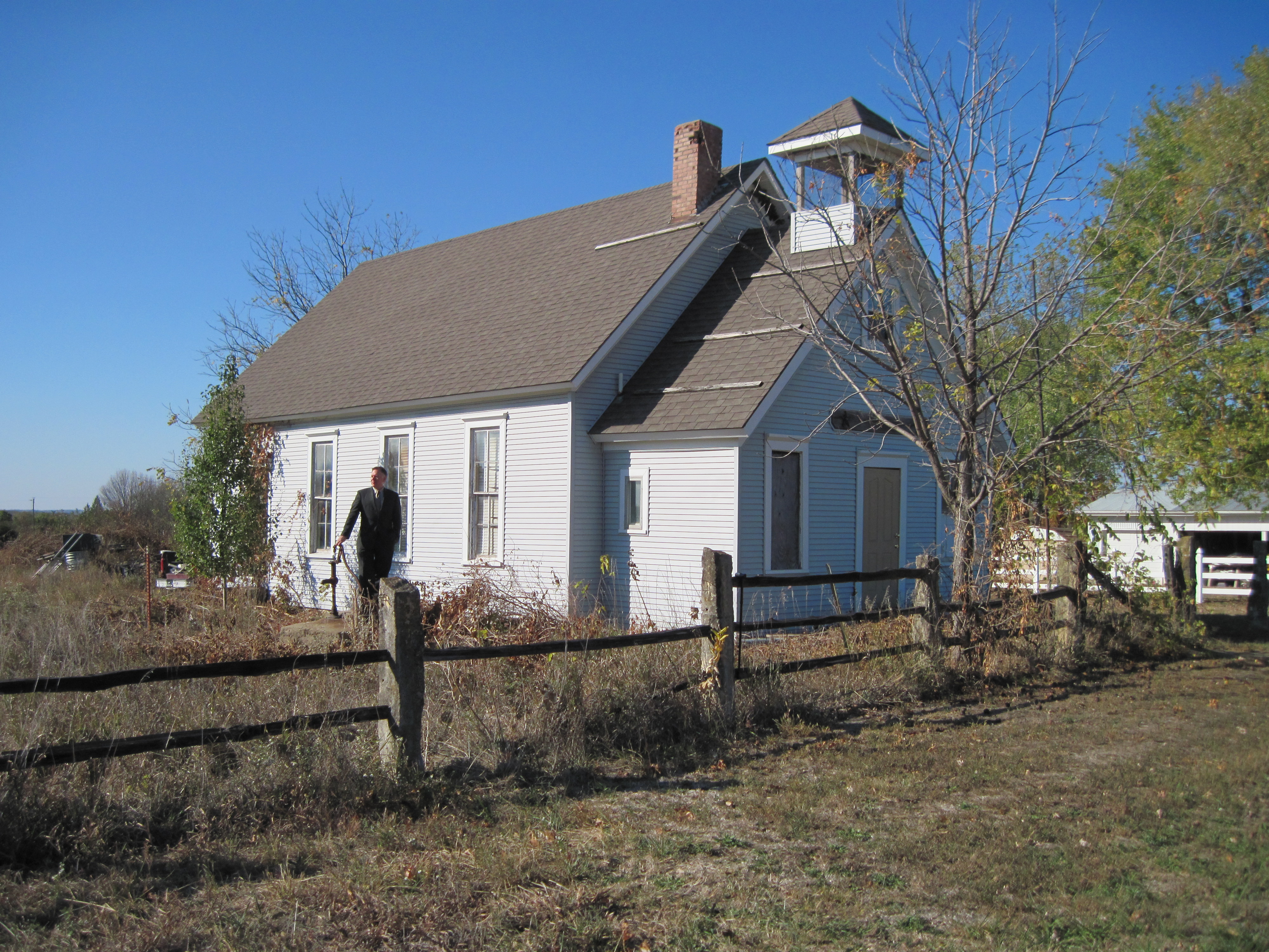 first school until 1962 / one-room elementary school in Kansas for grades 1-8