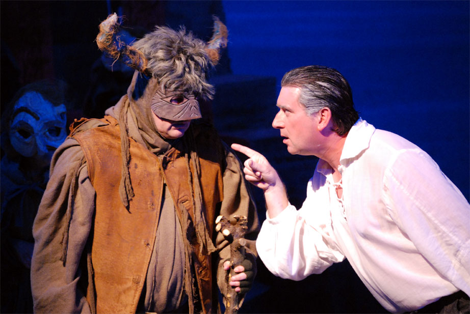 On stage as Peer Gynt (Lead) at the Minack 2007.