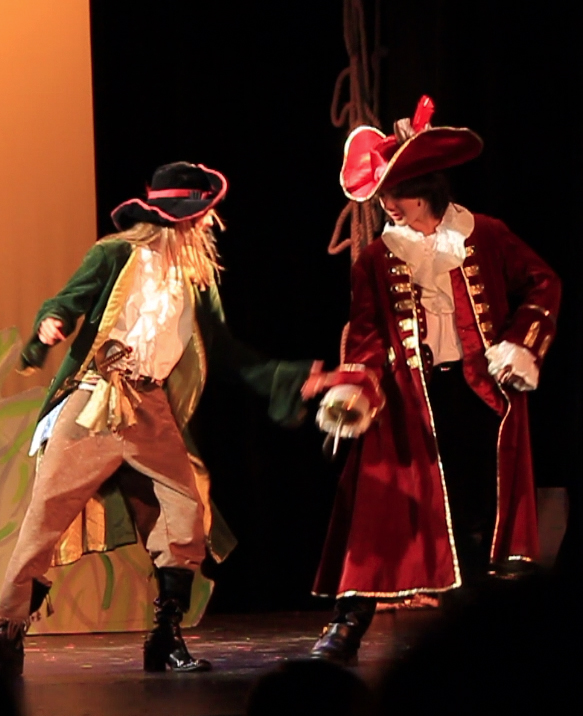 As Captain Hook in Peter Pan and Wendy