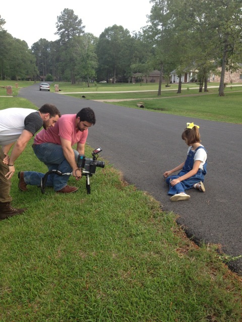 Gabrielle N. Brown filming SILO (winner of the La Film Prize 2013)