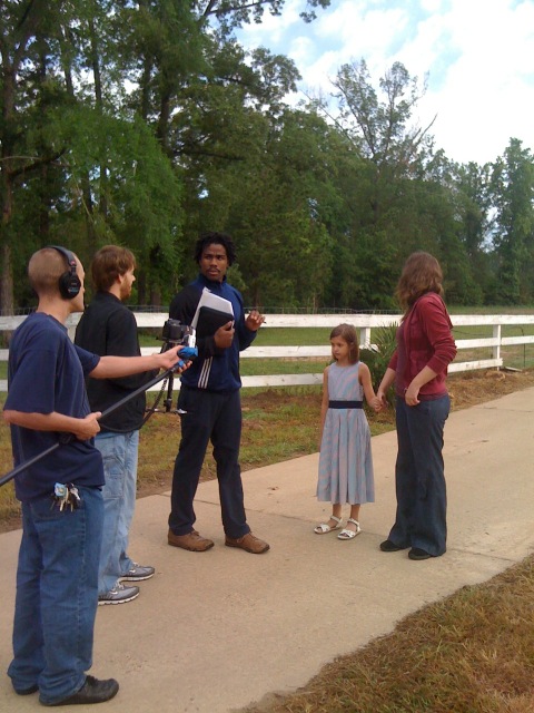 Gabrielle N. Brown with Director Jabari Thomas in Unaccepted