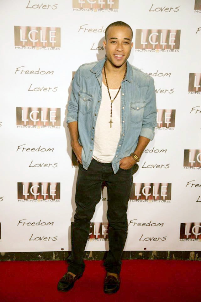 Tyler at the Freedom Lovers Premiere