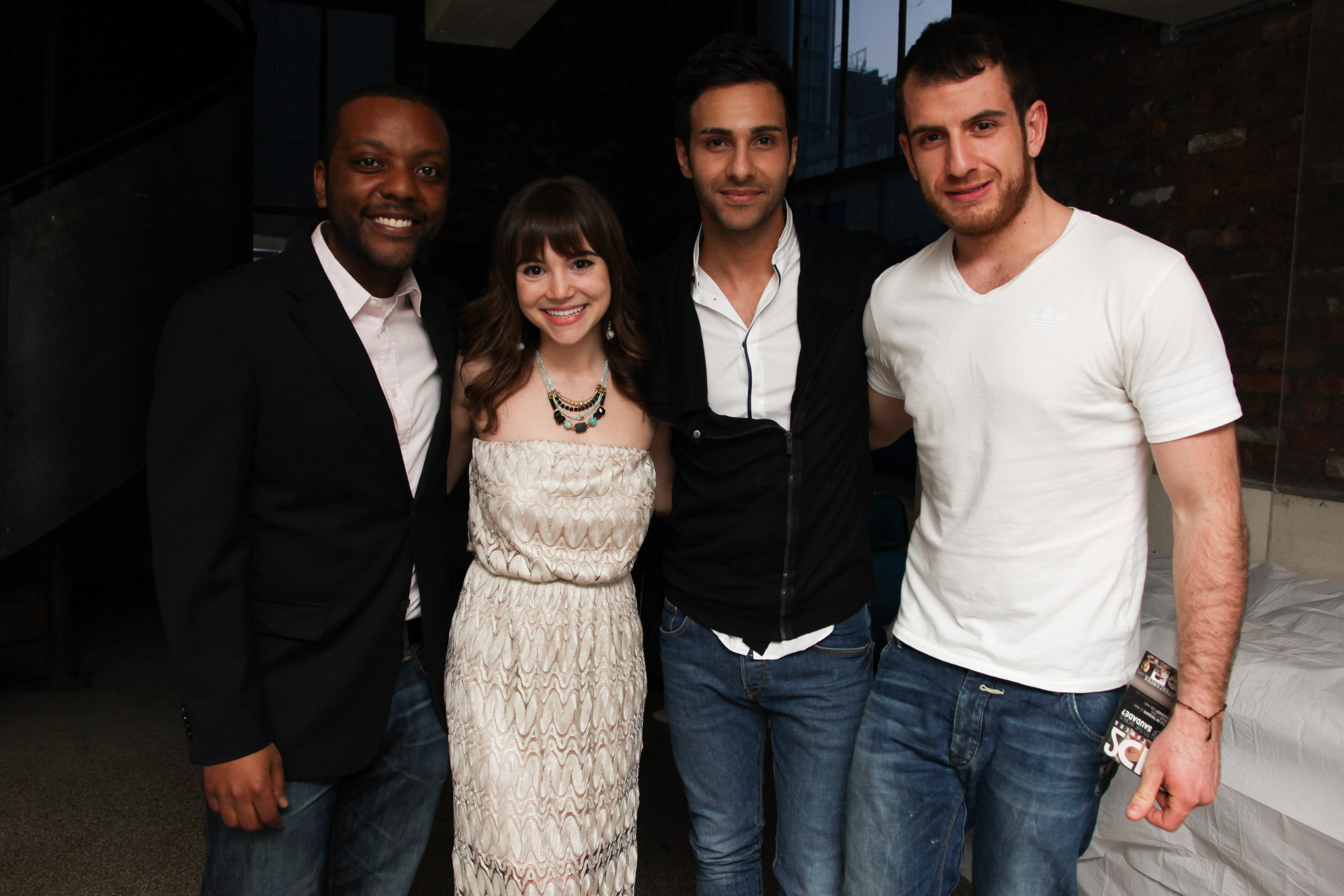 Demetrius Wren, Christina Wren, Zaher Saleh and Andrew Makadsi at the premiere of 