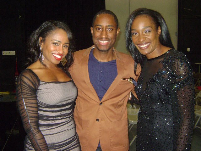 Pamela Ricardo, Actor Montrel Miller, and Actress Cycerli Ash at the screening for the 11Eleven11 Projects in Atlanta, Ga
