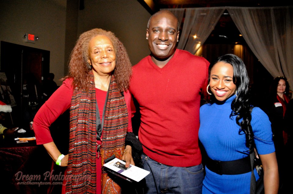 Actress Pamela Ricardo, Actor Wardell Richardson, and Actress Alison Newman at Get Connected Event in Atlanta, Georgia