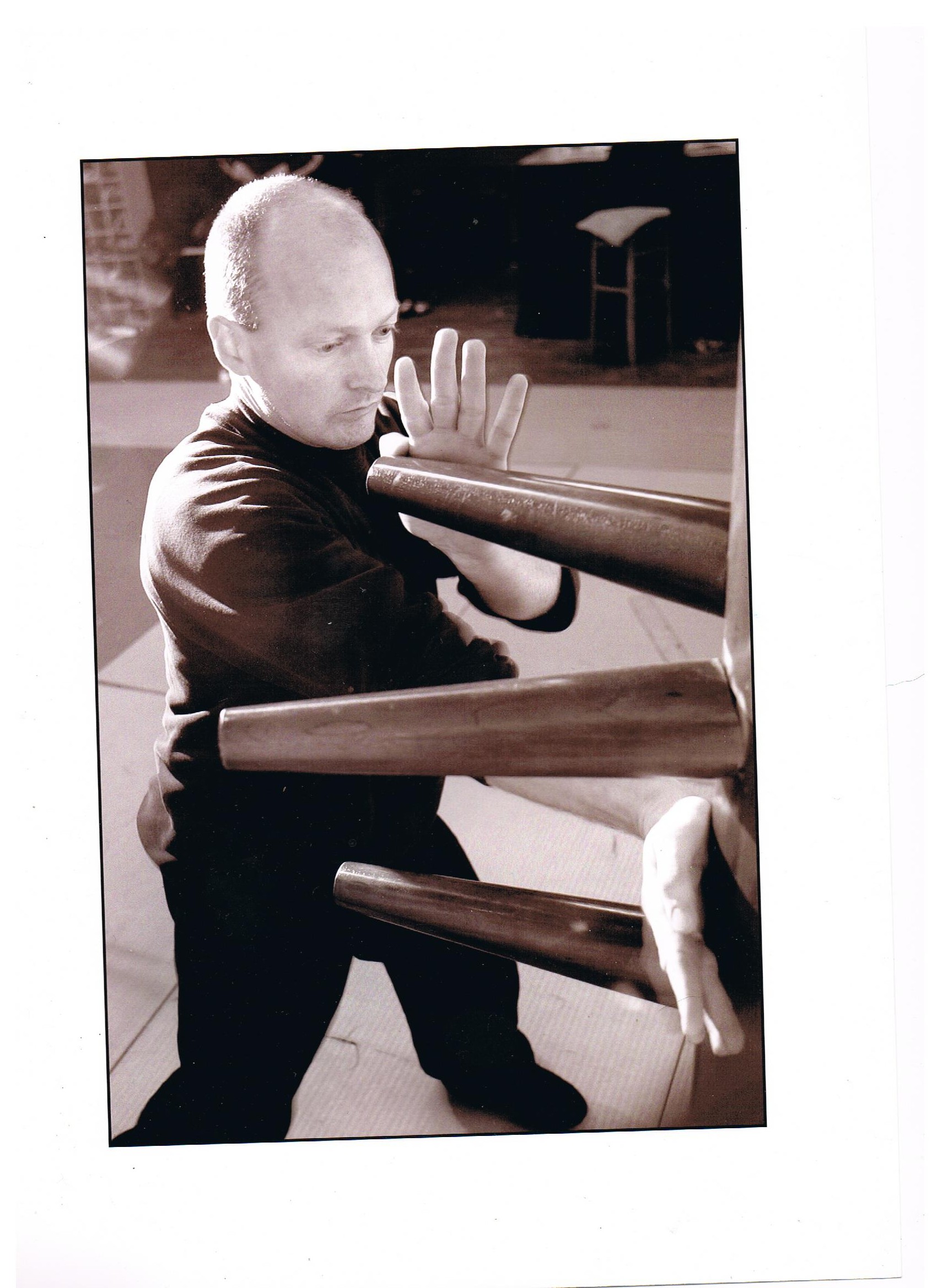 WOODEN DUMMY ADAM RICHARDS FIGHT DIRECTOR STUNTMAN