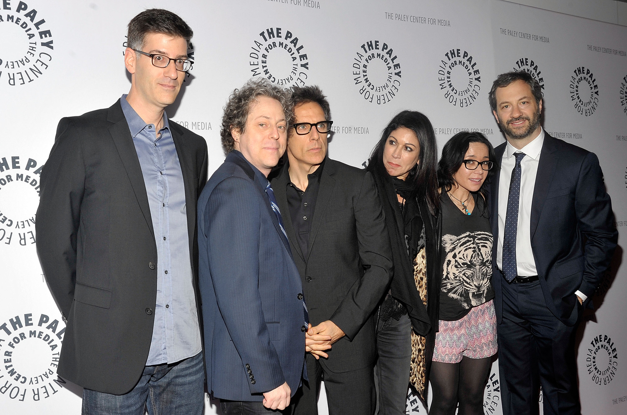 Janeane Garofalo, Ben Stiller, Judd Apatow, Robert Cohen, Jeff Kahn and Caroline Hirsch at event of The Ben Stiller Show (1992)