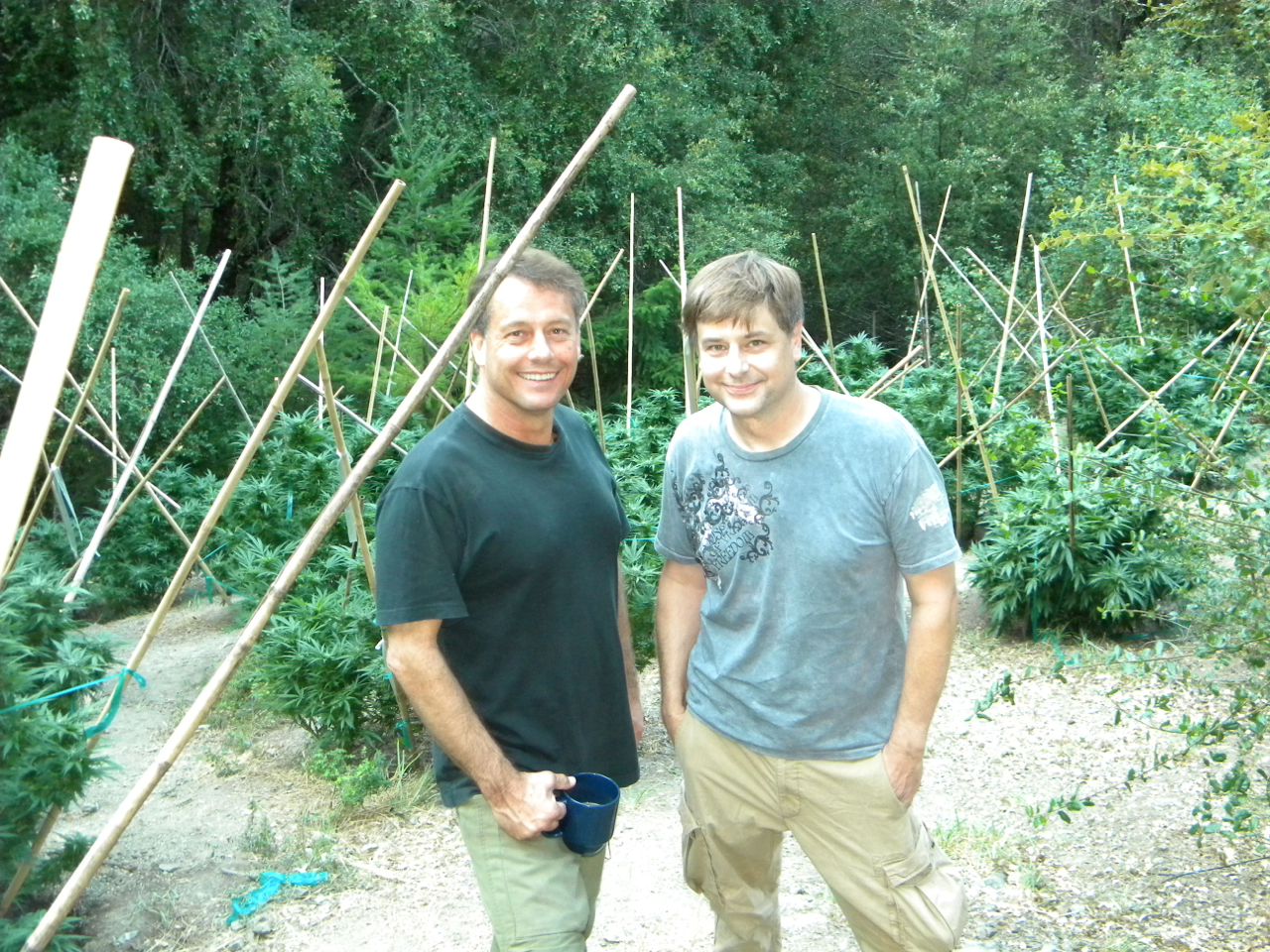 Glen White, Kevin Booth - Emerald Triangle - filming How Weed Won the West