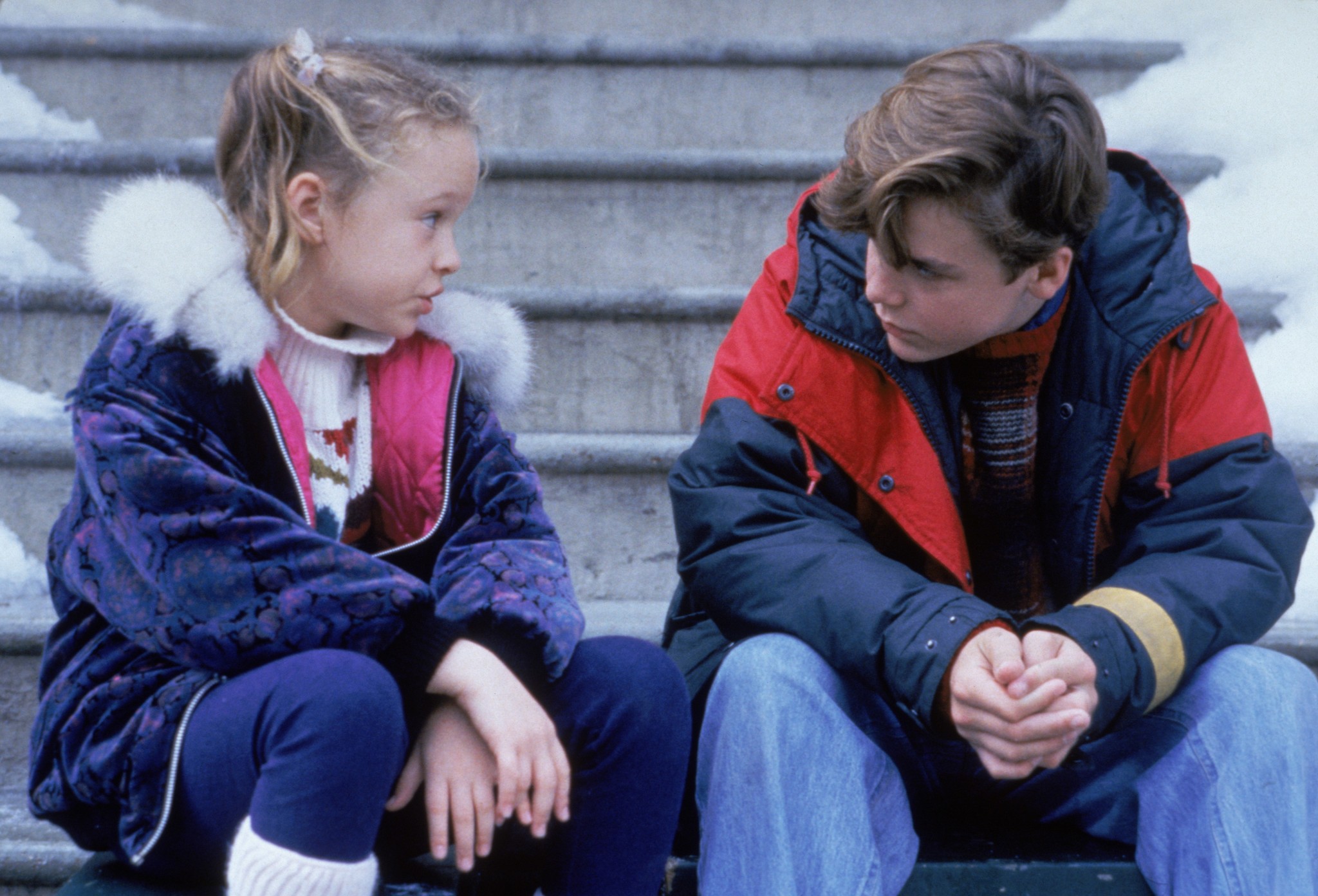 Still of Thora Birch and Ethan Embry in All I Want for Christmas (1991)