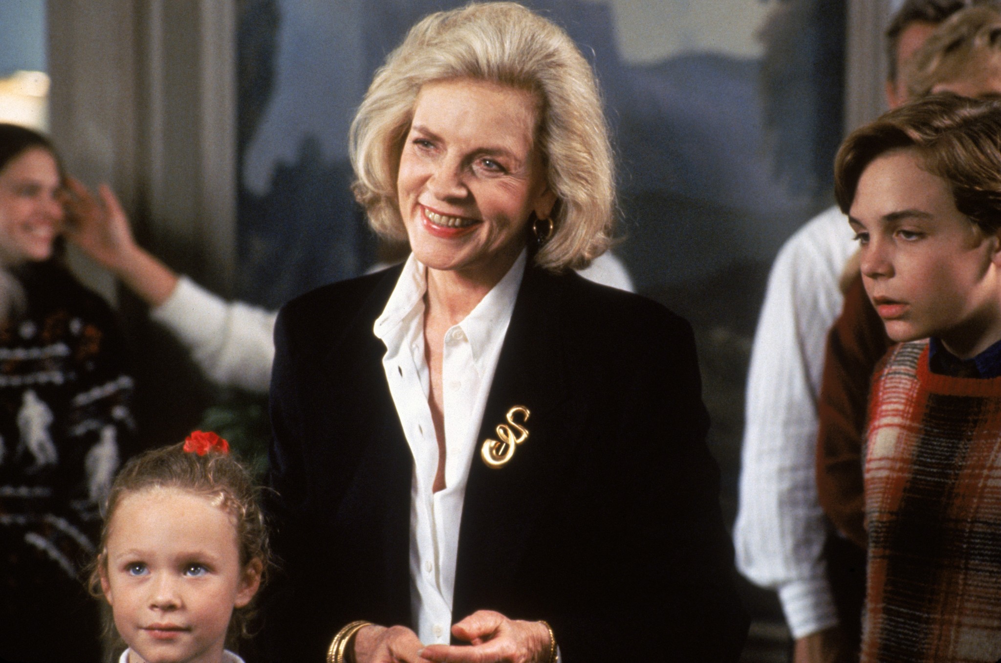 Still of Lauren Bacall, Thora Birch and Ethan Embry in All I Want for Christmas (1991)