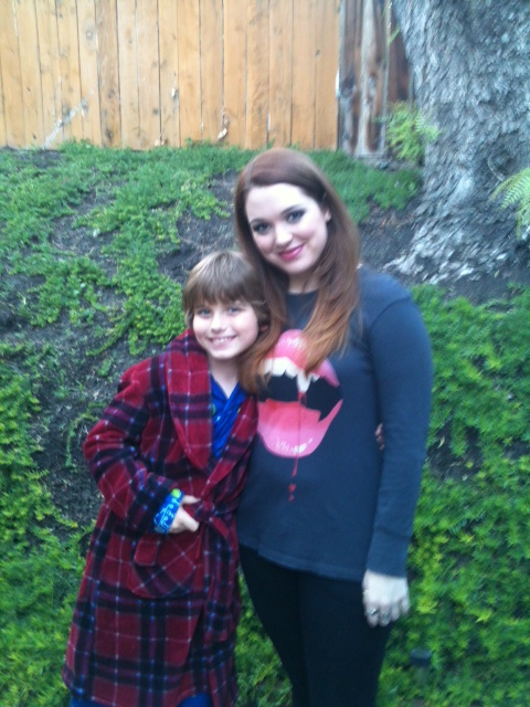 Brody with Jennifer Stone Deadtime Stories November 2012