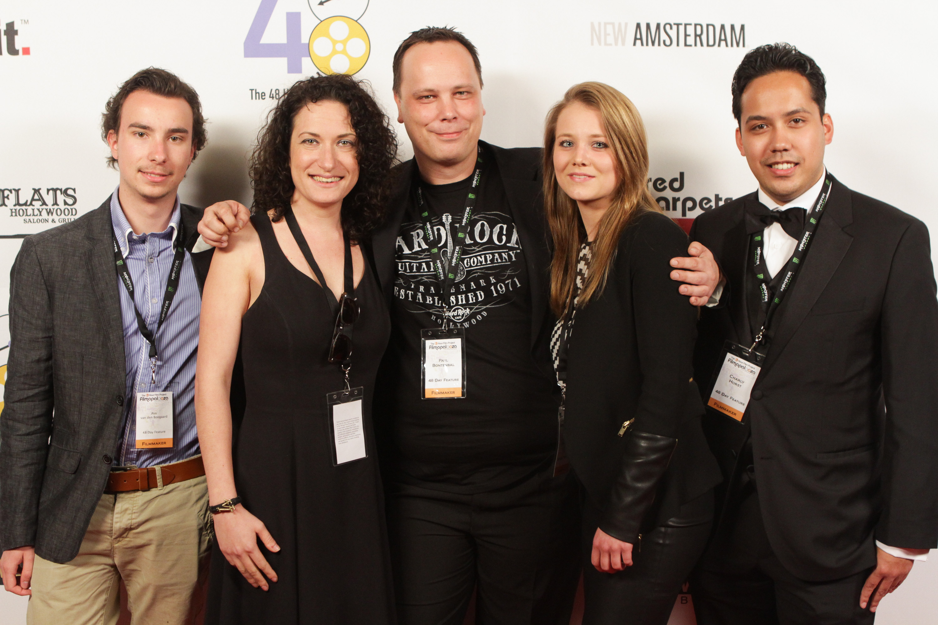 Filmapalooza 2015 Pim van den Boogaard (producer, L) Marjolein van Panhuys (actress, ML) Paul Bontenbal (writer, M) Lisette Vlassak (director, MR) Charly Horst (R)