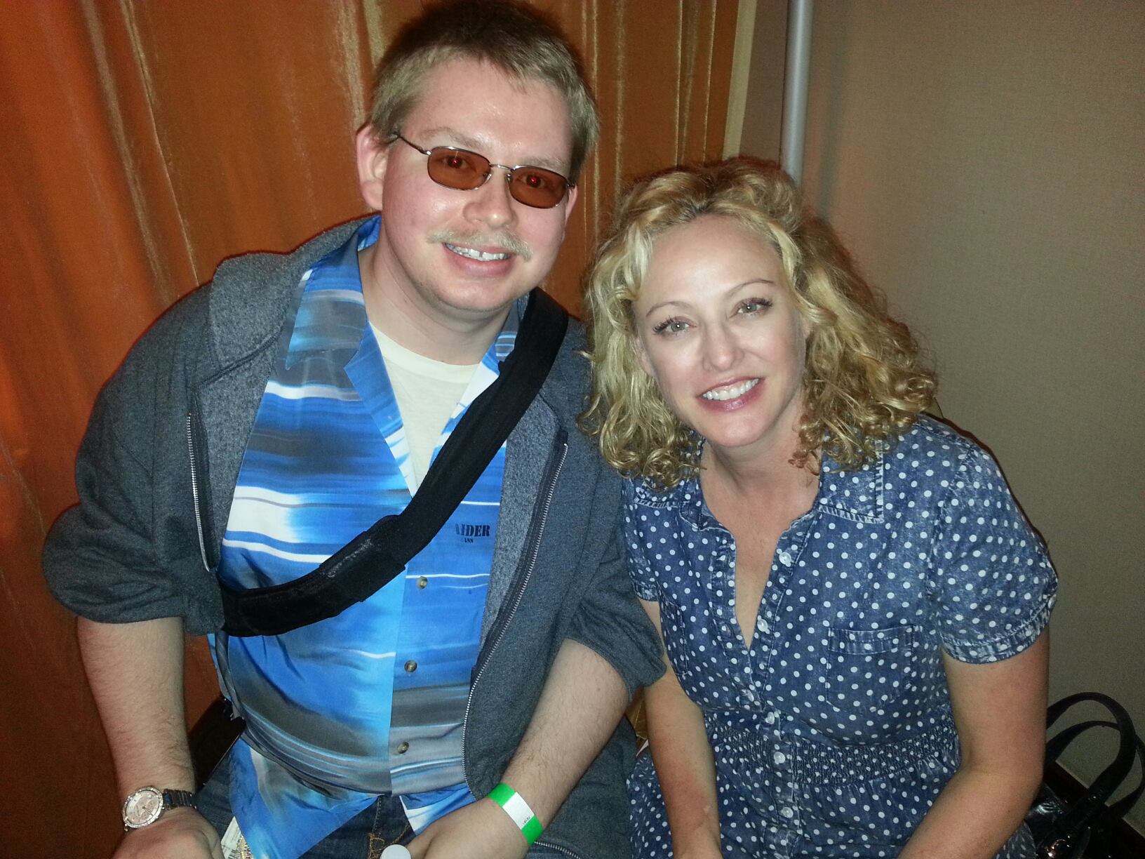 Tristan Stadtmuller with Virginia Madsen