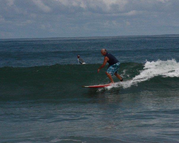 Favorite pastime. Surfing in costa Rica.