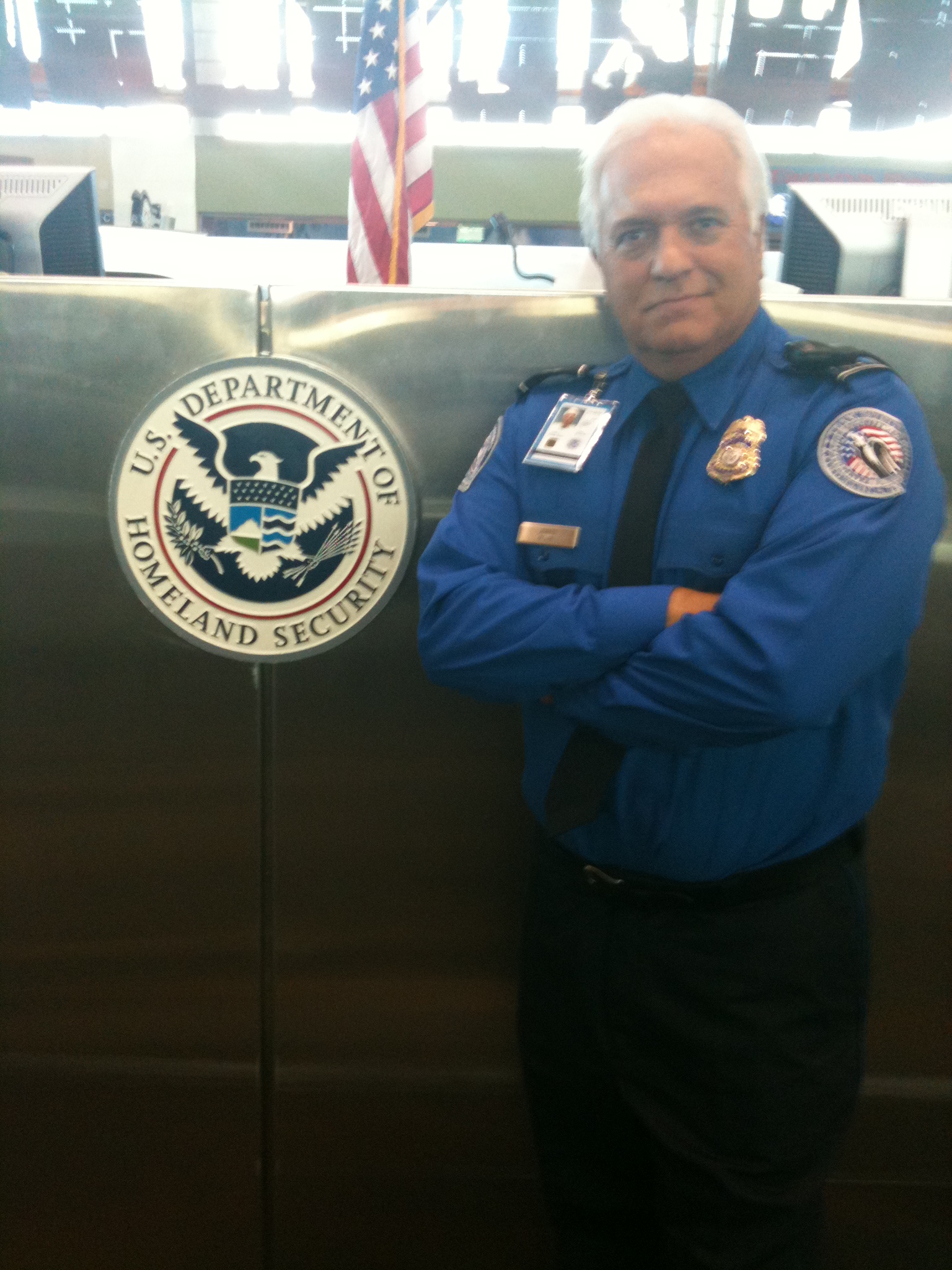 TSA Officer for Homeland Security training video.