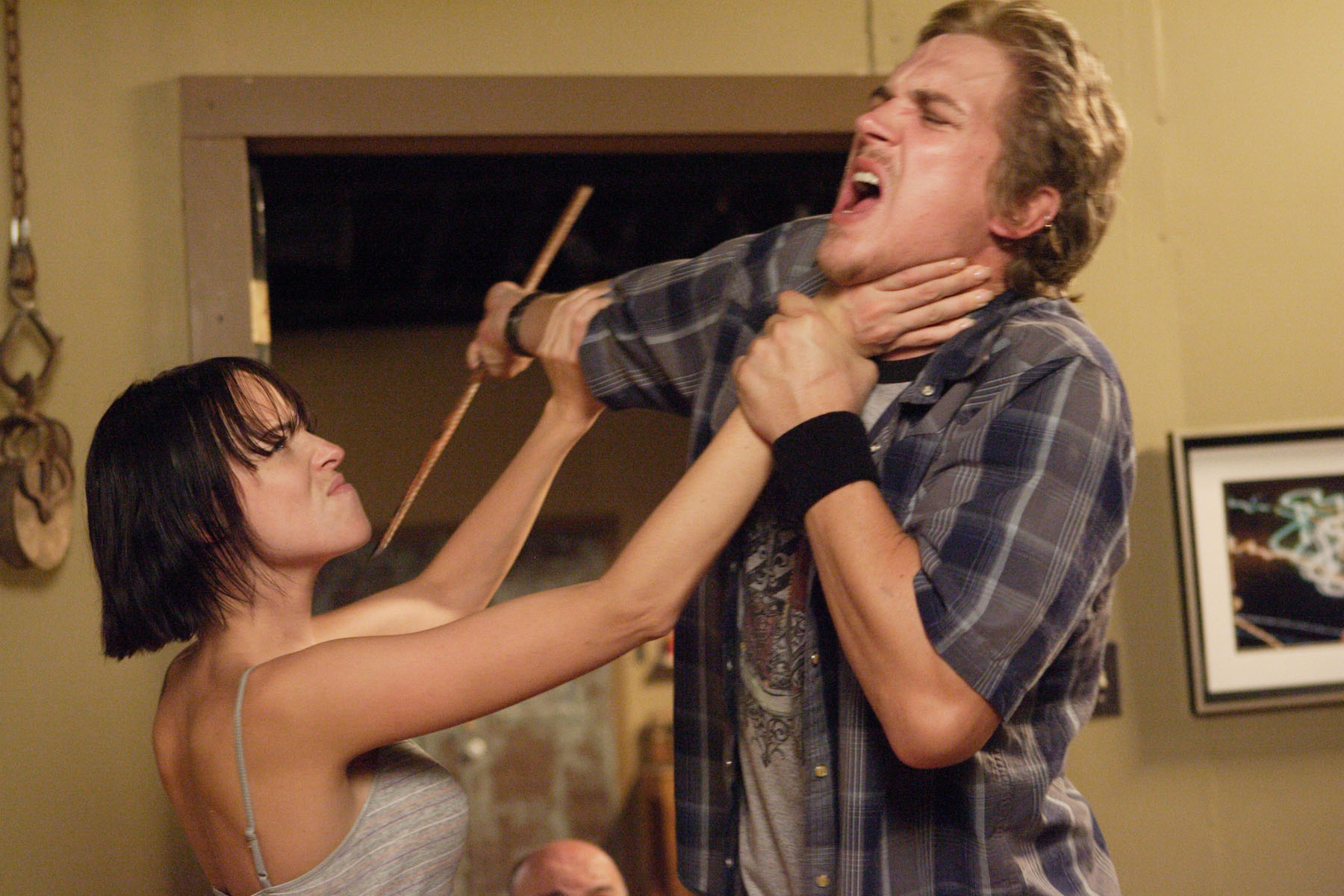 Still of Jason Mewes and Erica Cox in Bitten (2008)