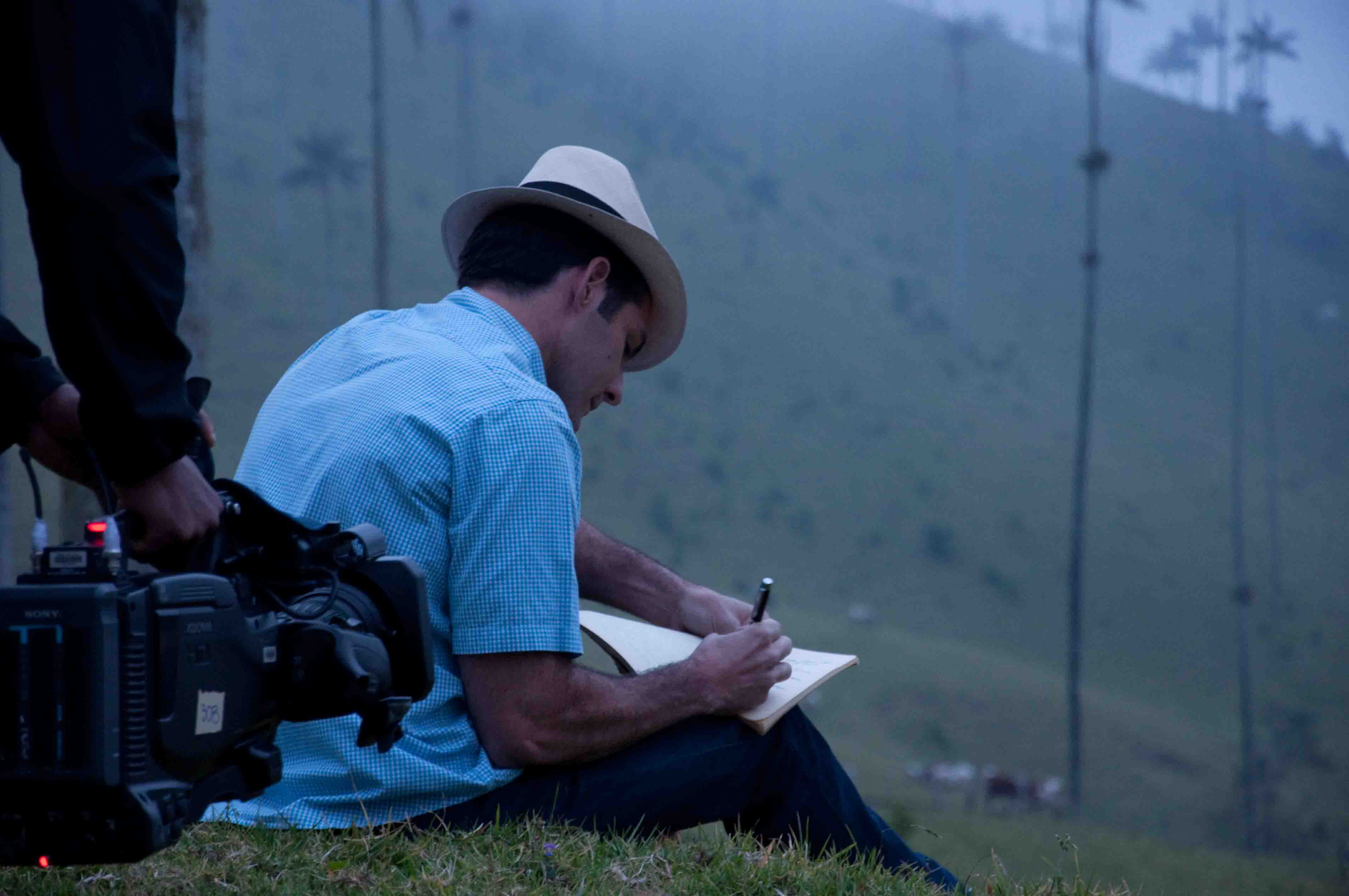 On location in Valle de Cocora, Colombia for 