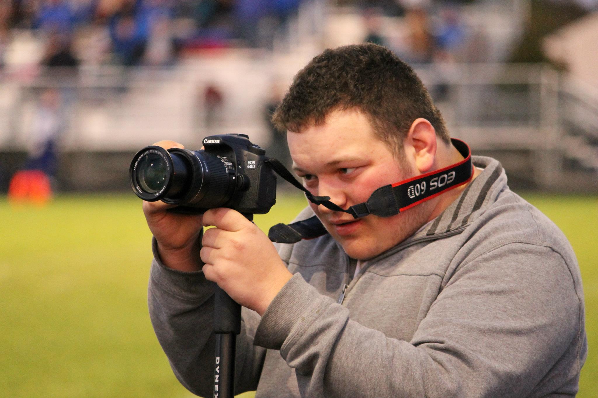 Filming for Genoa-Kingston High School for homecoming with the Canon 60D.