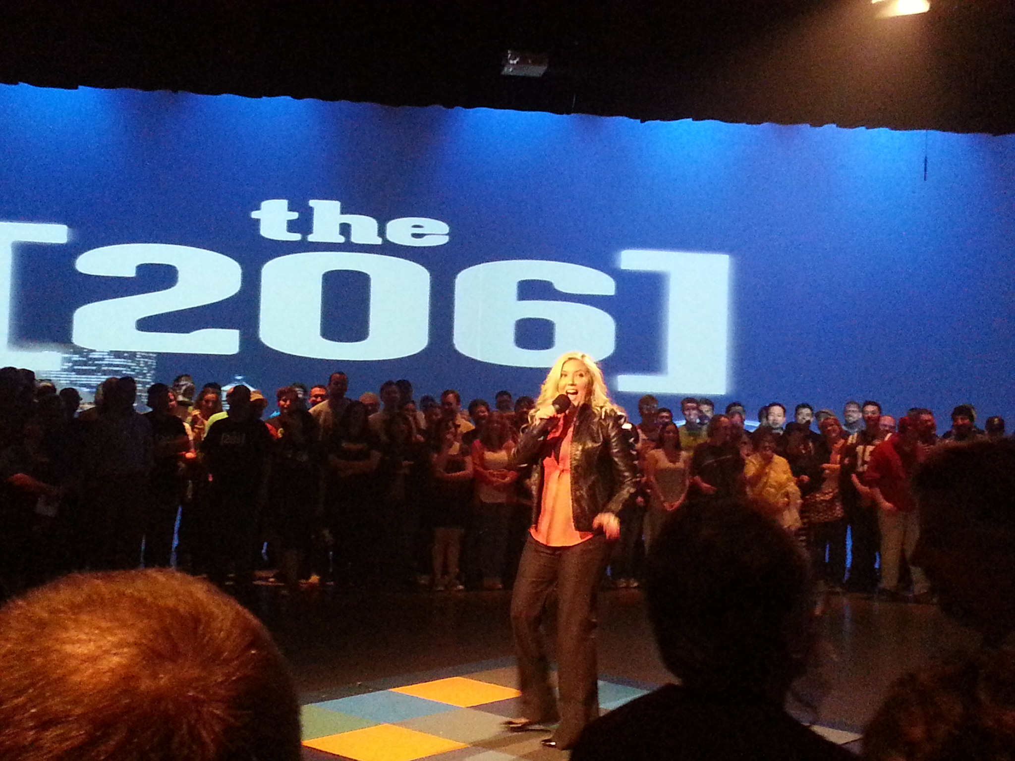 Michelle Westford at The 206 taping.