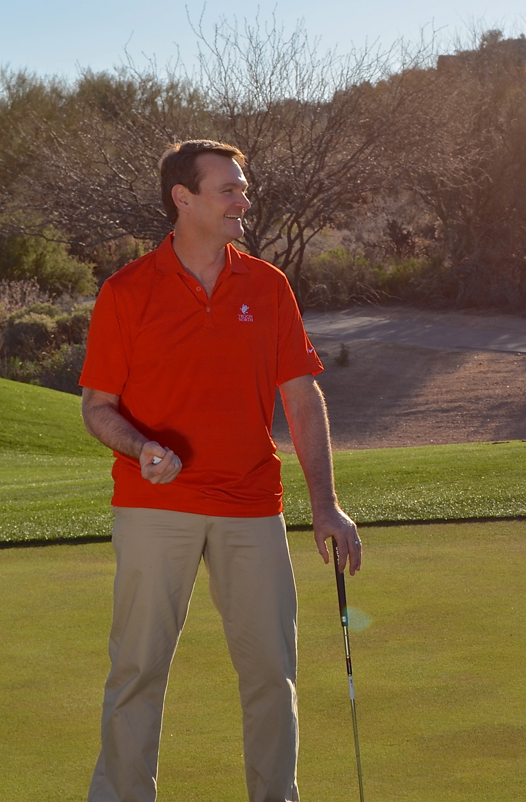 Troon Golf/Nike Filming at Troon North Golf Club Scottsdale, Arizona. February 22, 2014