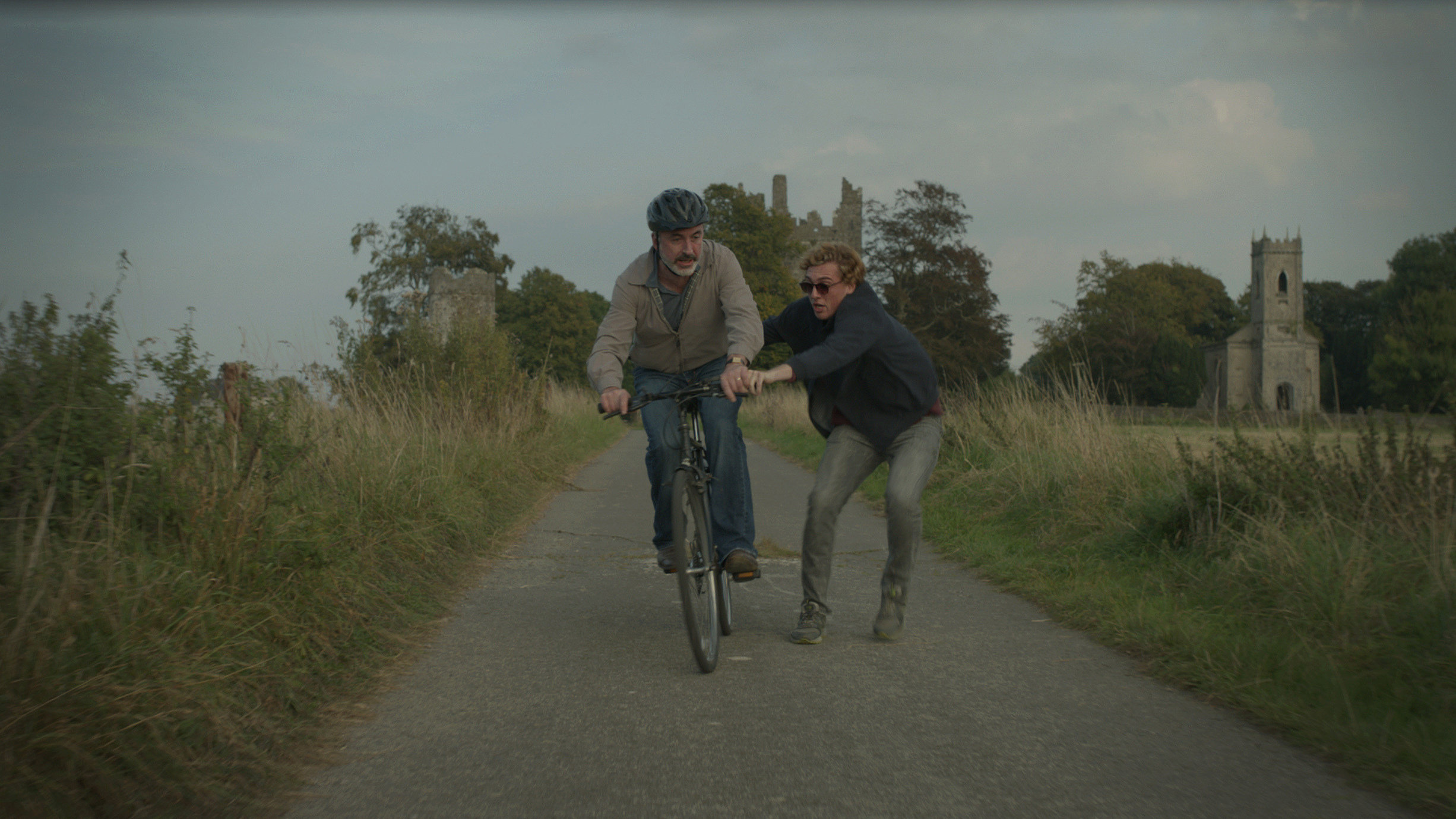 Still of Declan Conlon, Rory Fleck-Byrne and B. Welby-Delimere in Bodies (2015)