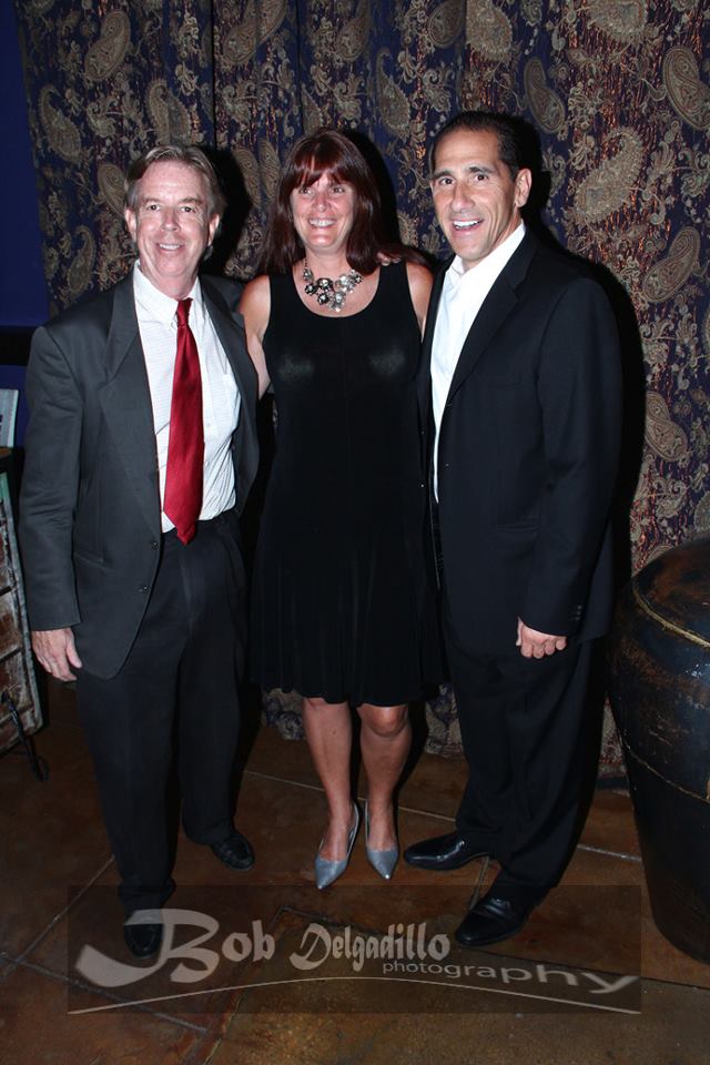 Jeff Vernon, Susan Abbott-Hickey and Paul Carafotes at The Angeleno Film Festival Awards Ceremony, 2012.