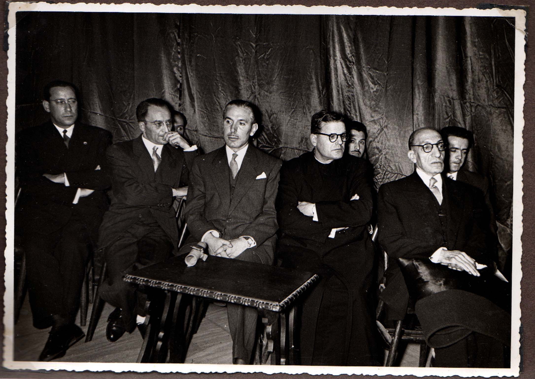 Josep Torrella, Joan Brunet, Pedro Font Puig, Mossèn Ernest Mateu, Francisco Torruella and Jaume Calvó in Torrella, una vida pel cinema (1997)