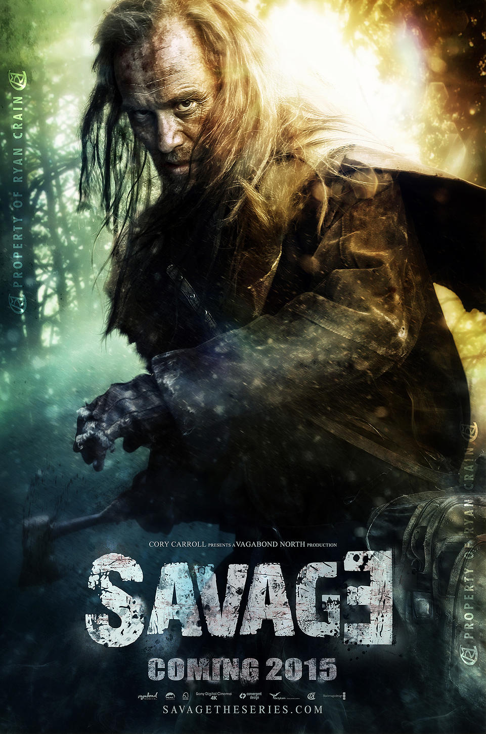 SAVAGE the SERIES poster starring Kevin T. Bennett
