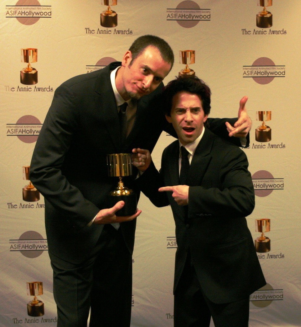 Seth Green and Chris Williams at event of Glago's Guest (2008)
