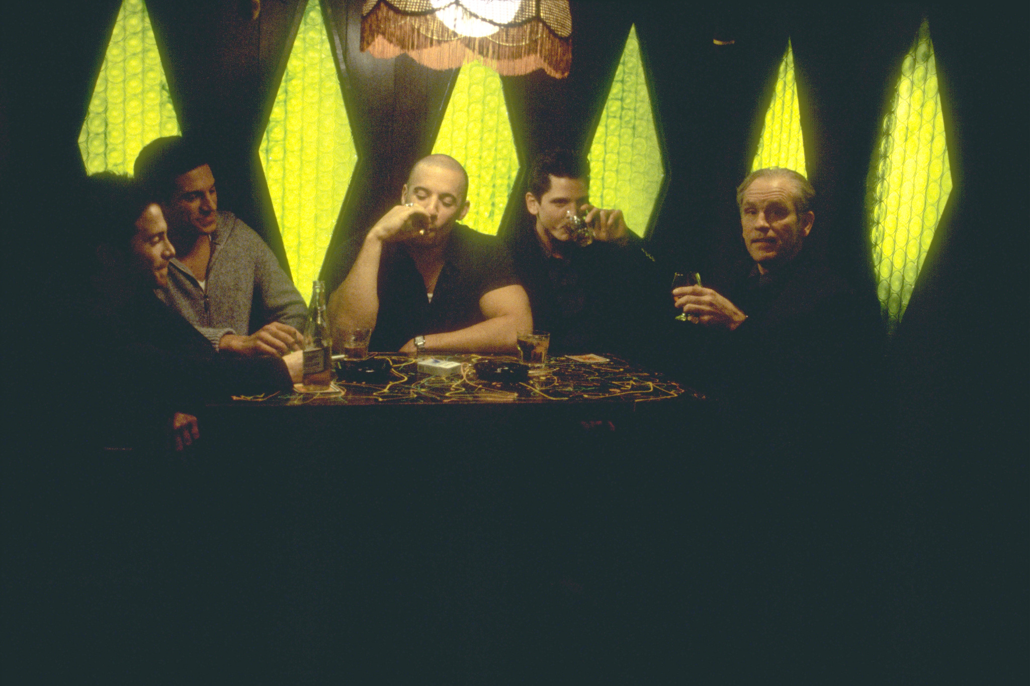 Still of John Malkovich, Seth Green, Barry Pepper, Vin Diesel and Andy Davoli in Knockaround Guys (2001)
